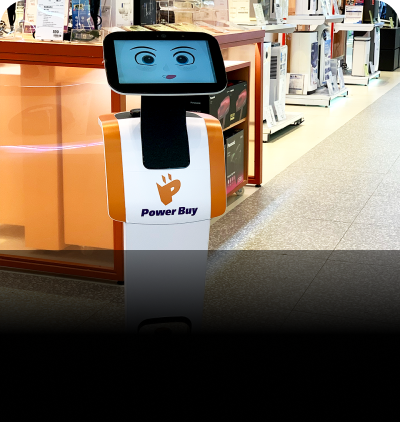 temi smart service robots at powerbuy